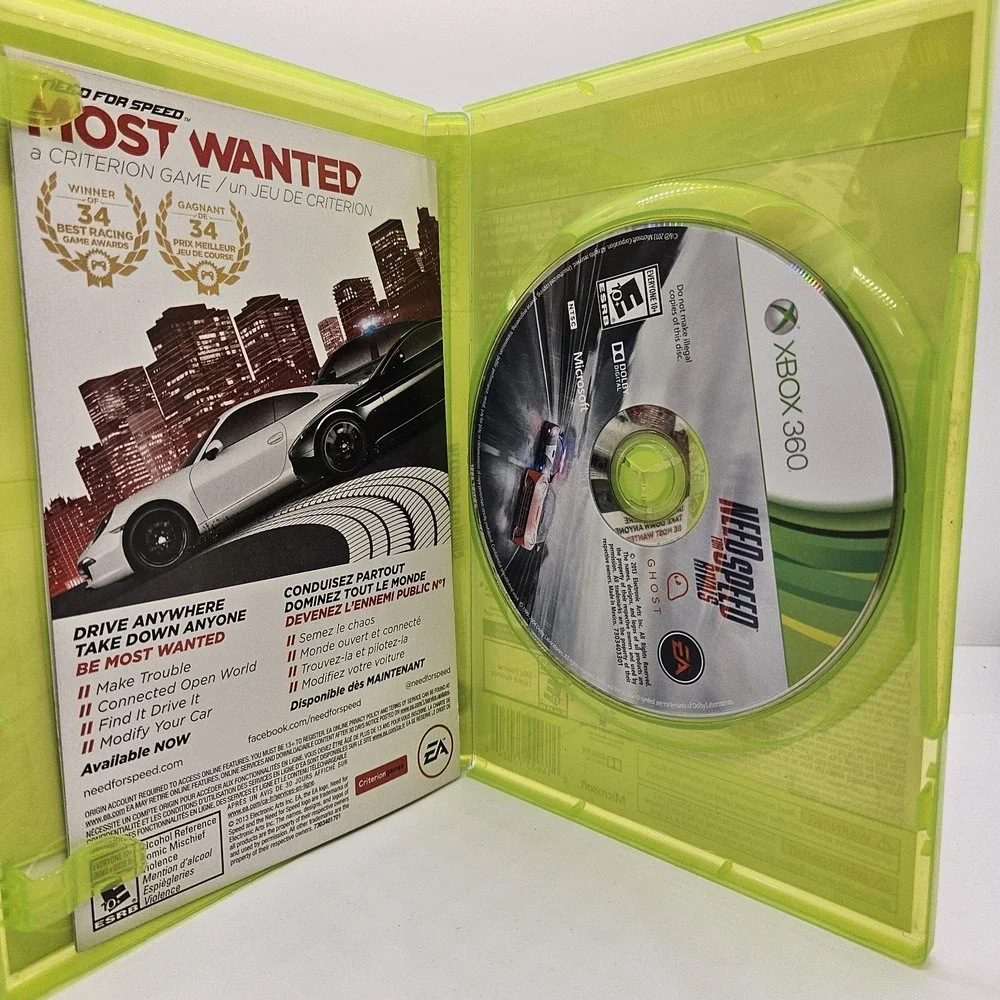 Need for Speed Rivals Xbox 360‎ Complete EA Ghost Racing Game
